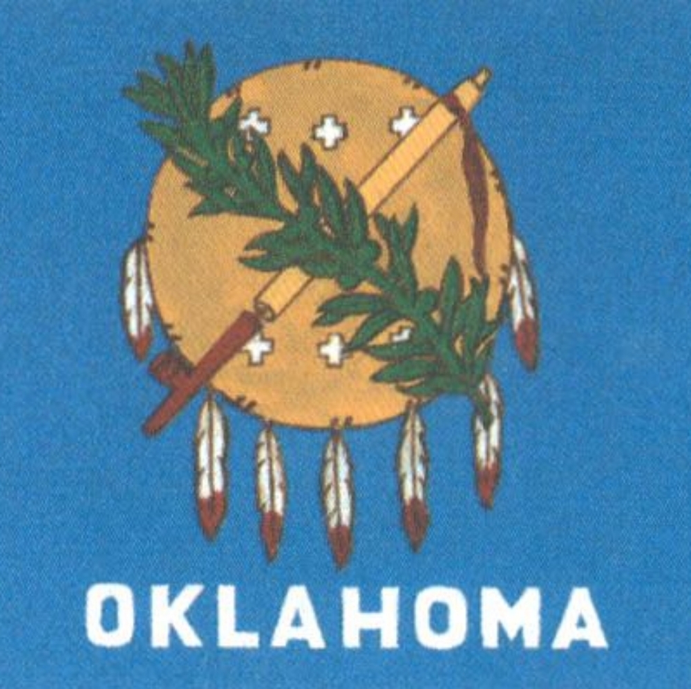 Oklahoma State Flag 3x5 POLY FLAG NEW